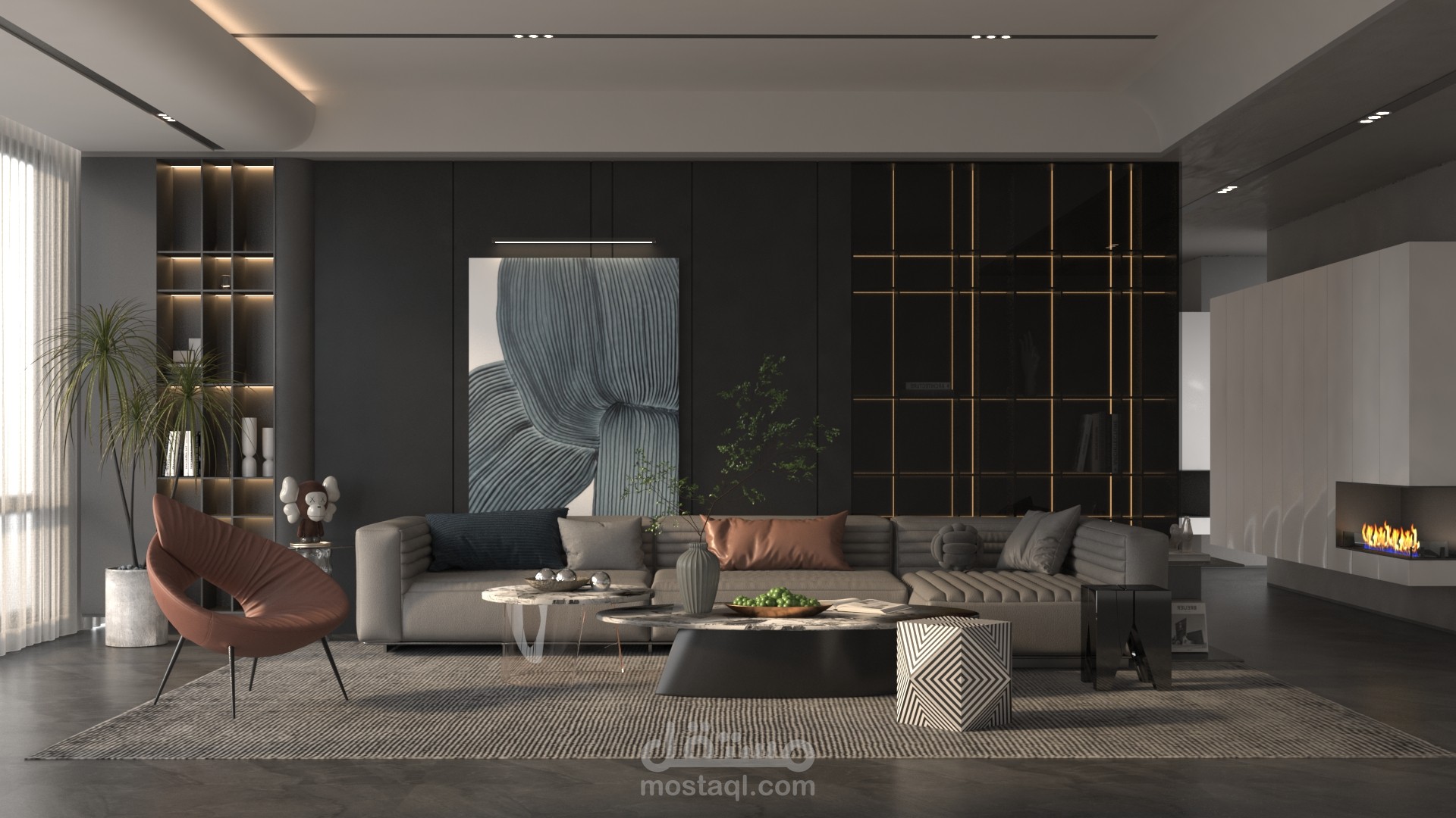 modern living room interior