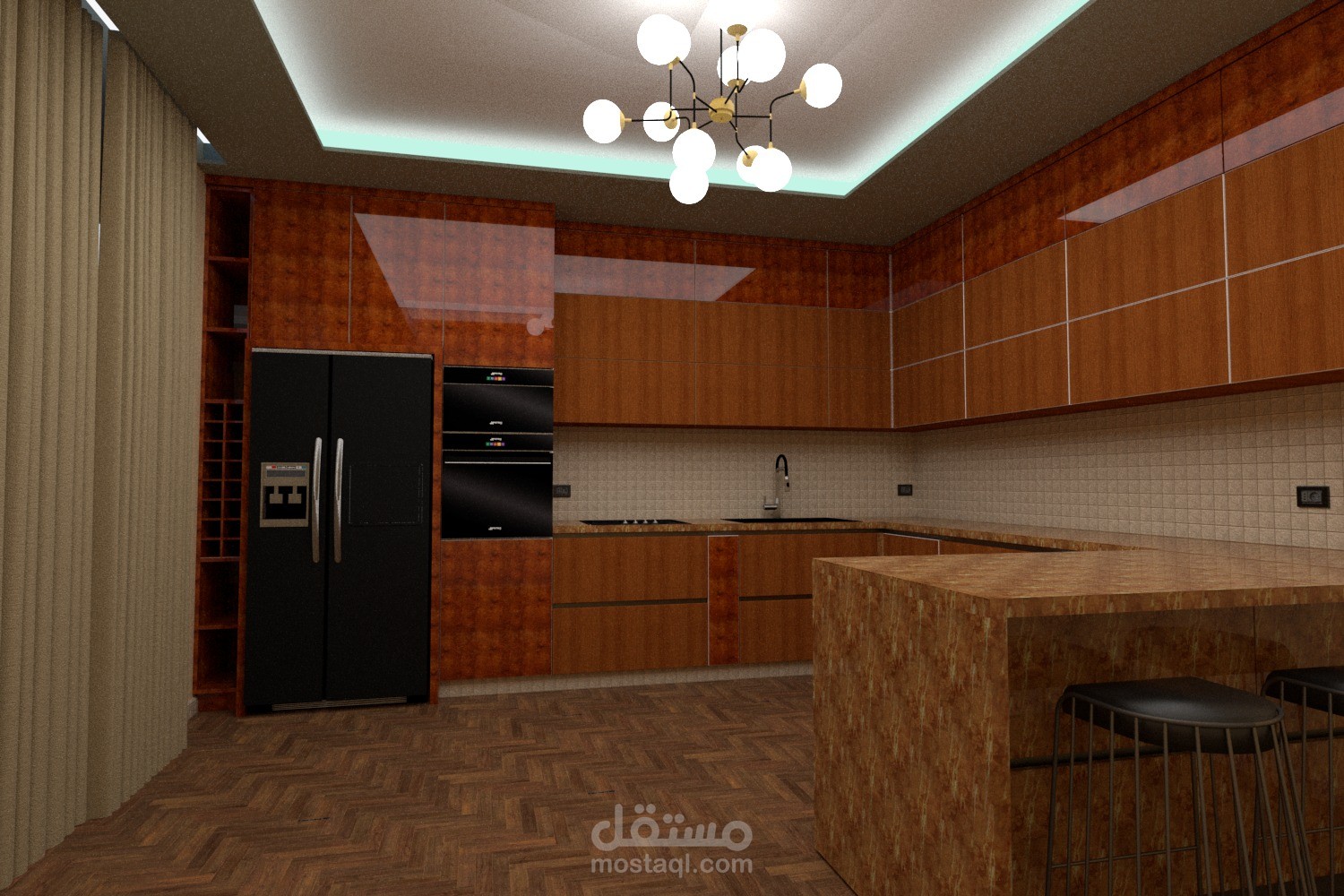 تصميم مطبخ