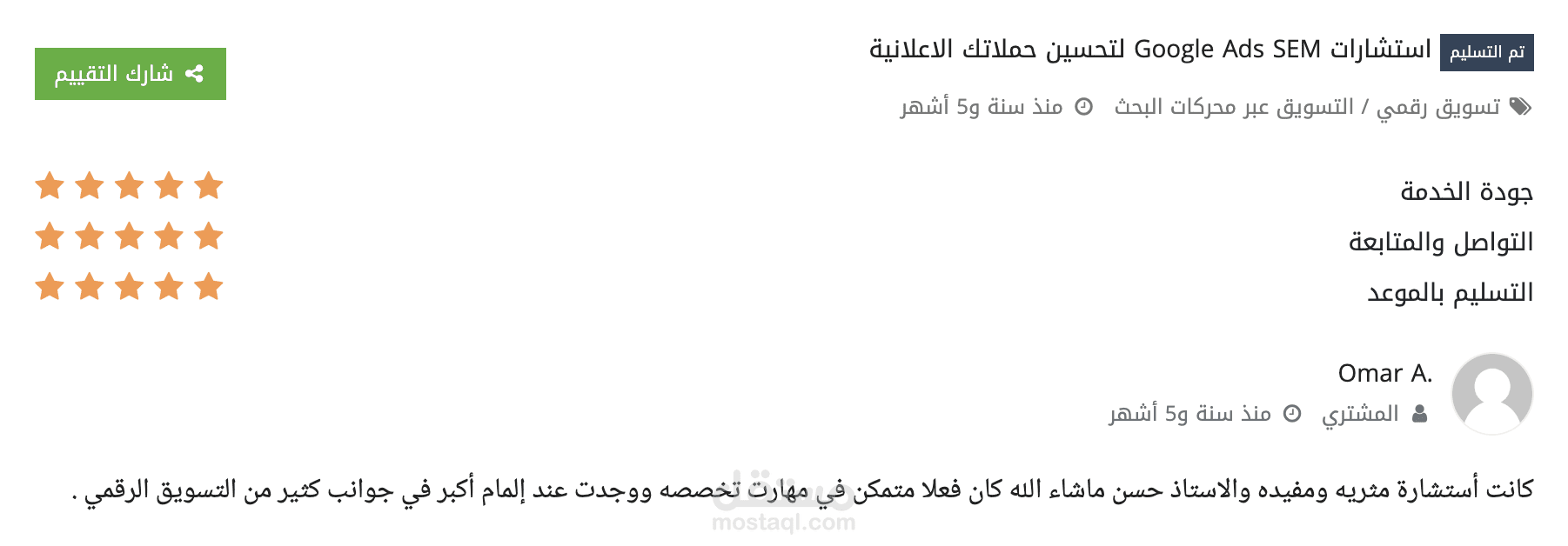 تحسين الخطة التسويقية وتحليل اعلانات جوجل