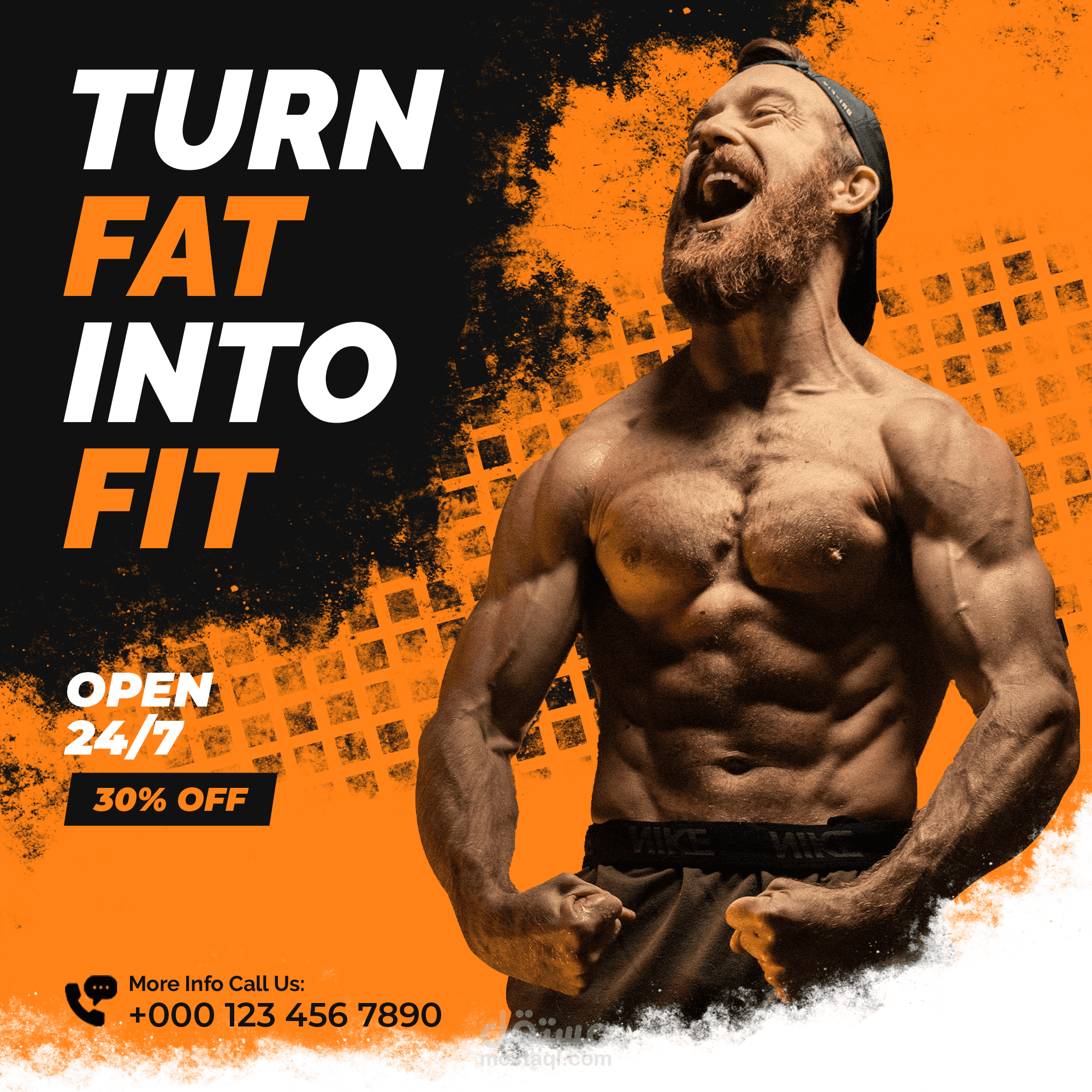 power gym socaial media design