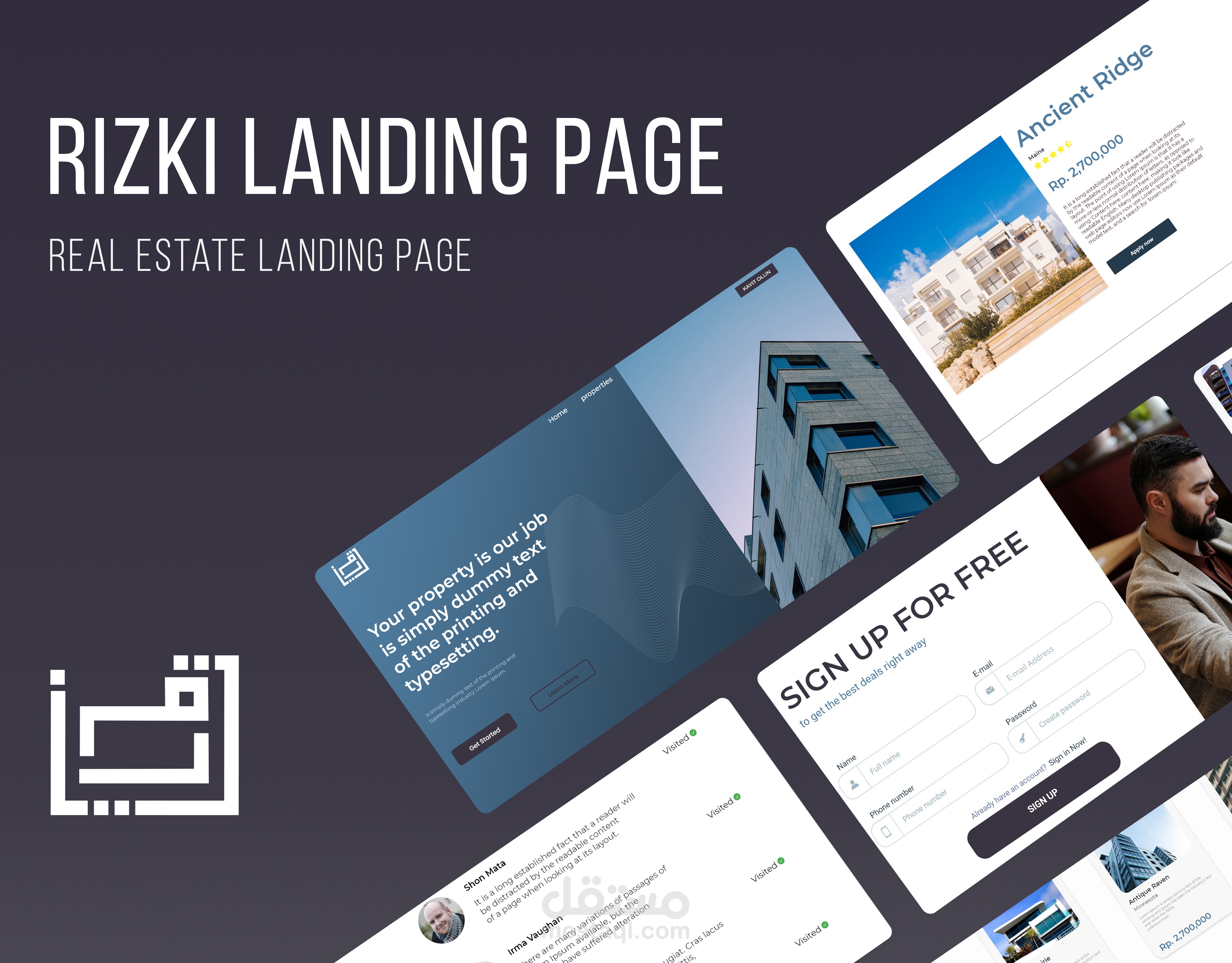Rizki Landing page