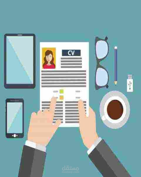 تصميم cv احترافي