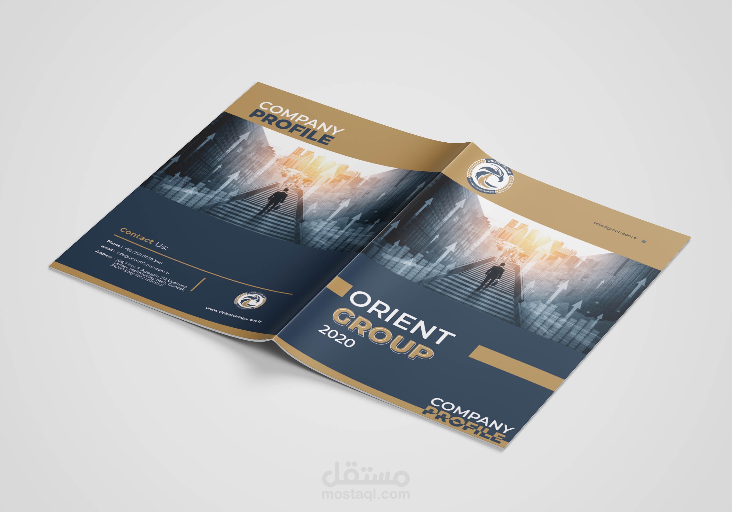 تصميم بروفايل شركة اورينت