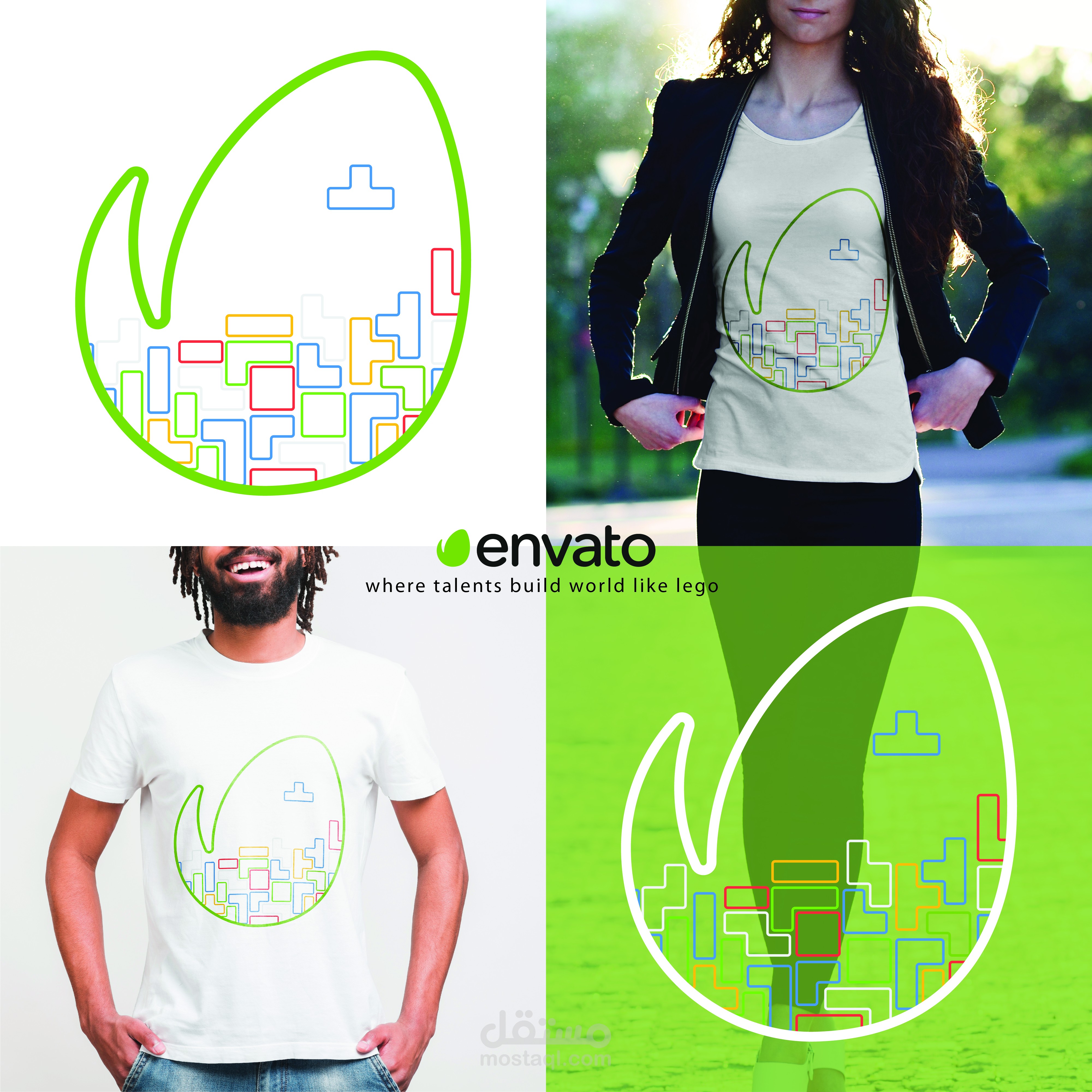 تصميم تيشيرت لموقع Envanto