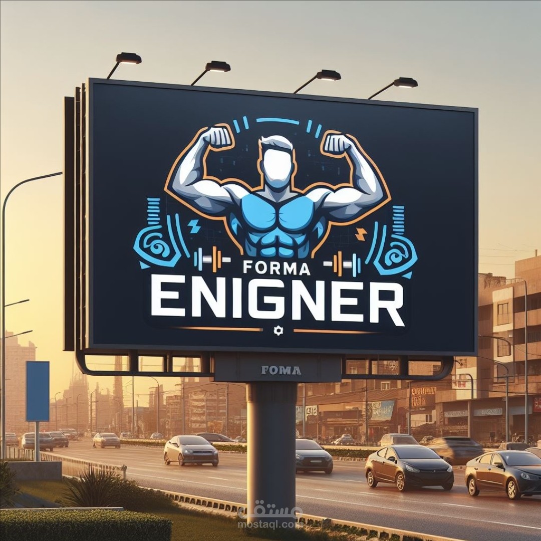 تصميم شعار لصالة رياضية