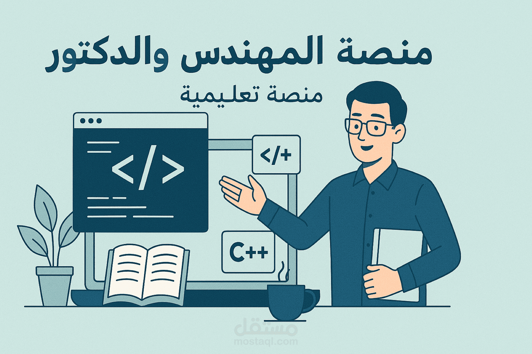 عمل منصة تعليمية باحترافية