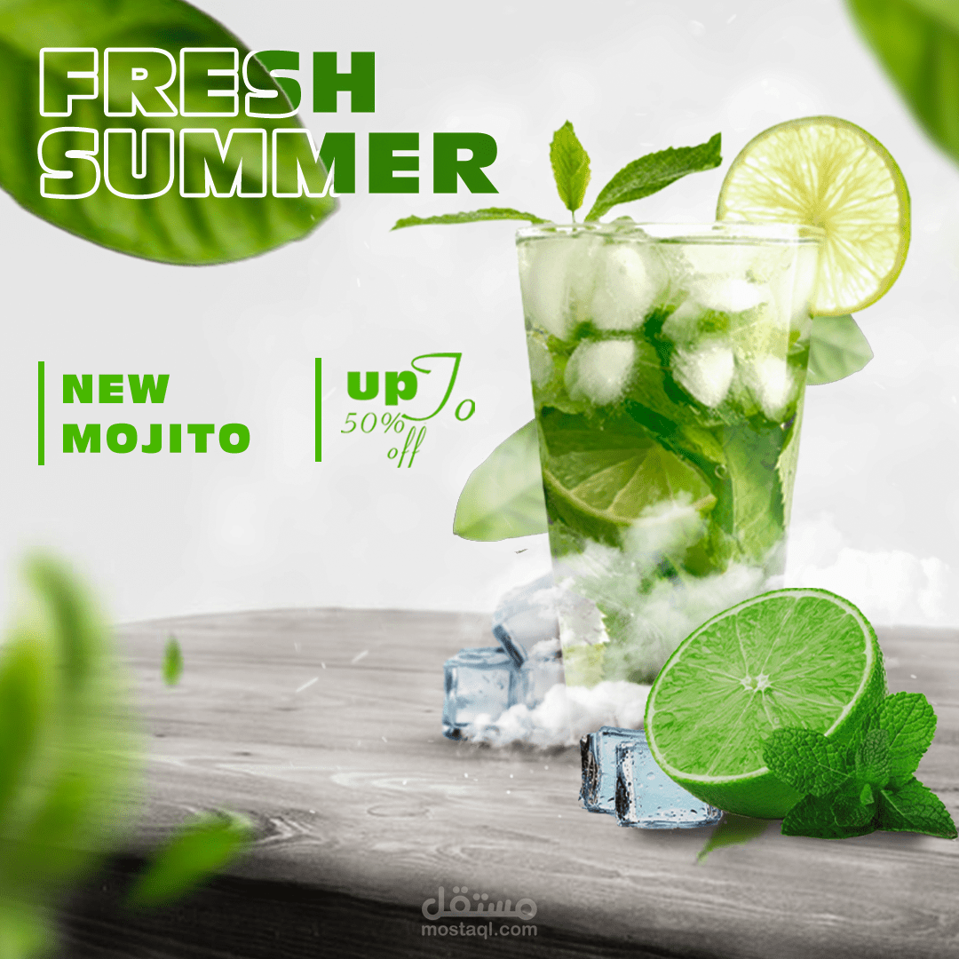 mojito social media desgin