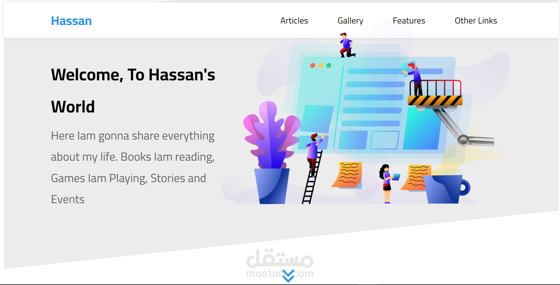 HTML & CSS Template More Than 12 Sections
