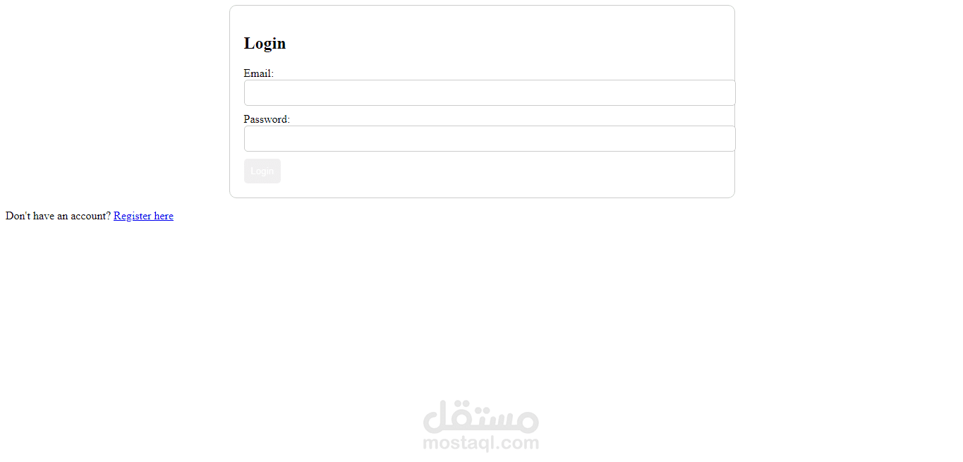 موقع تسجيل بريد اليكتروني HTML