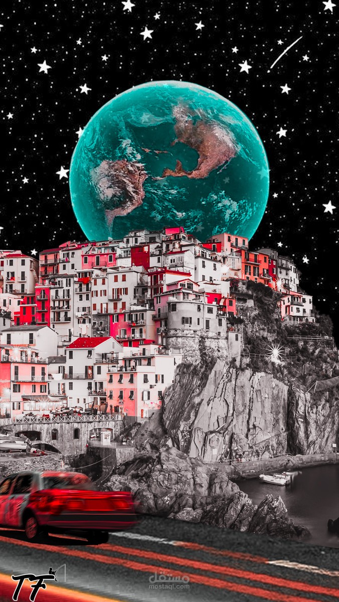 إنه عمل فني لمحبي القمر