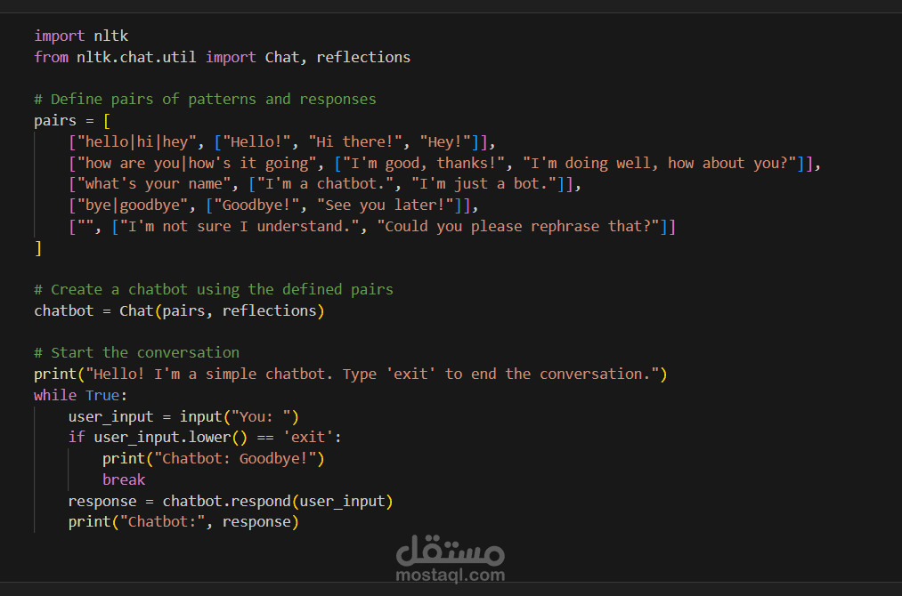 chat bot