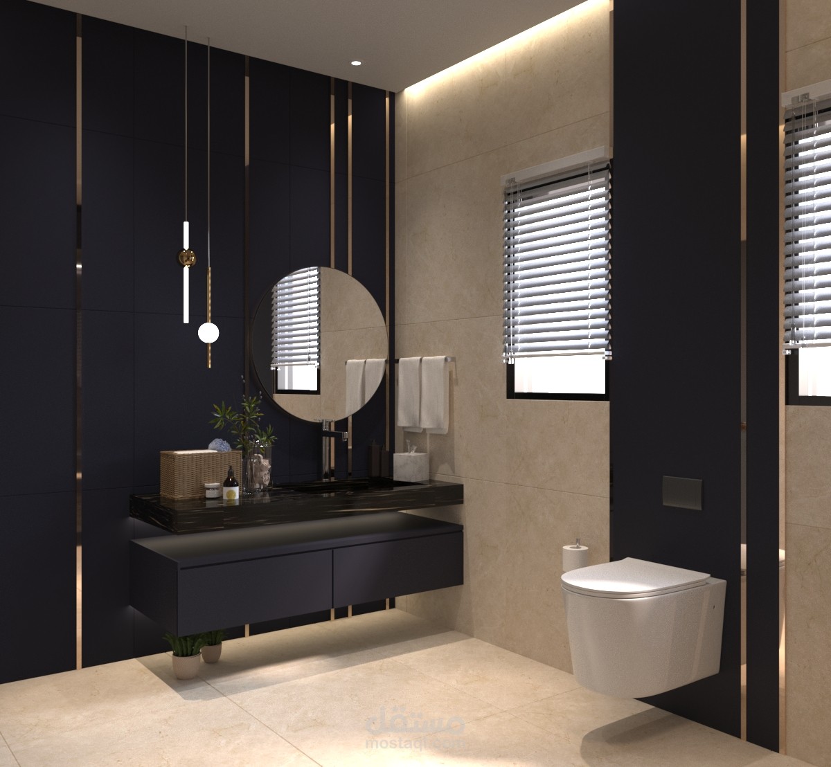 Master bathroom
