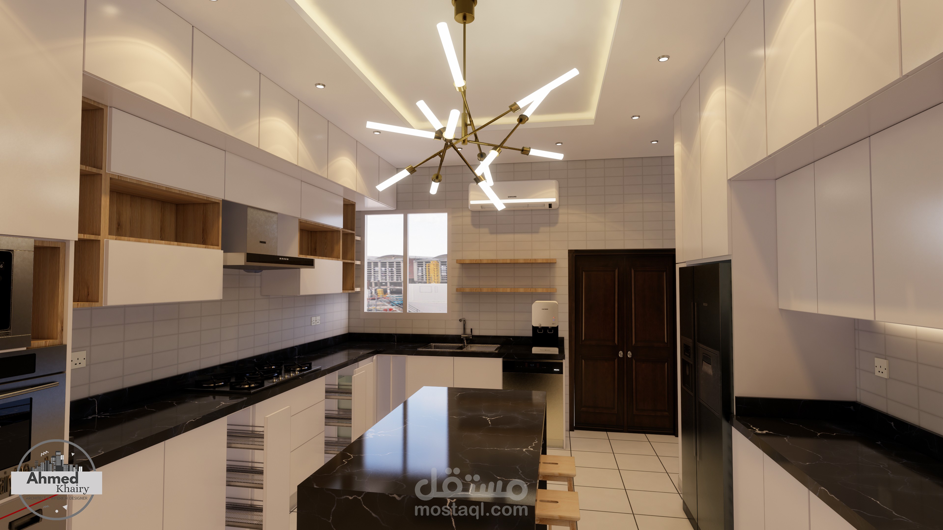 تصميم داخلي لمطبخ بمصر