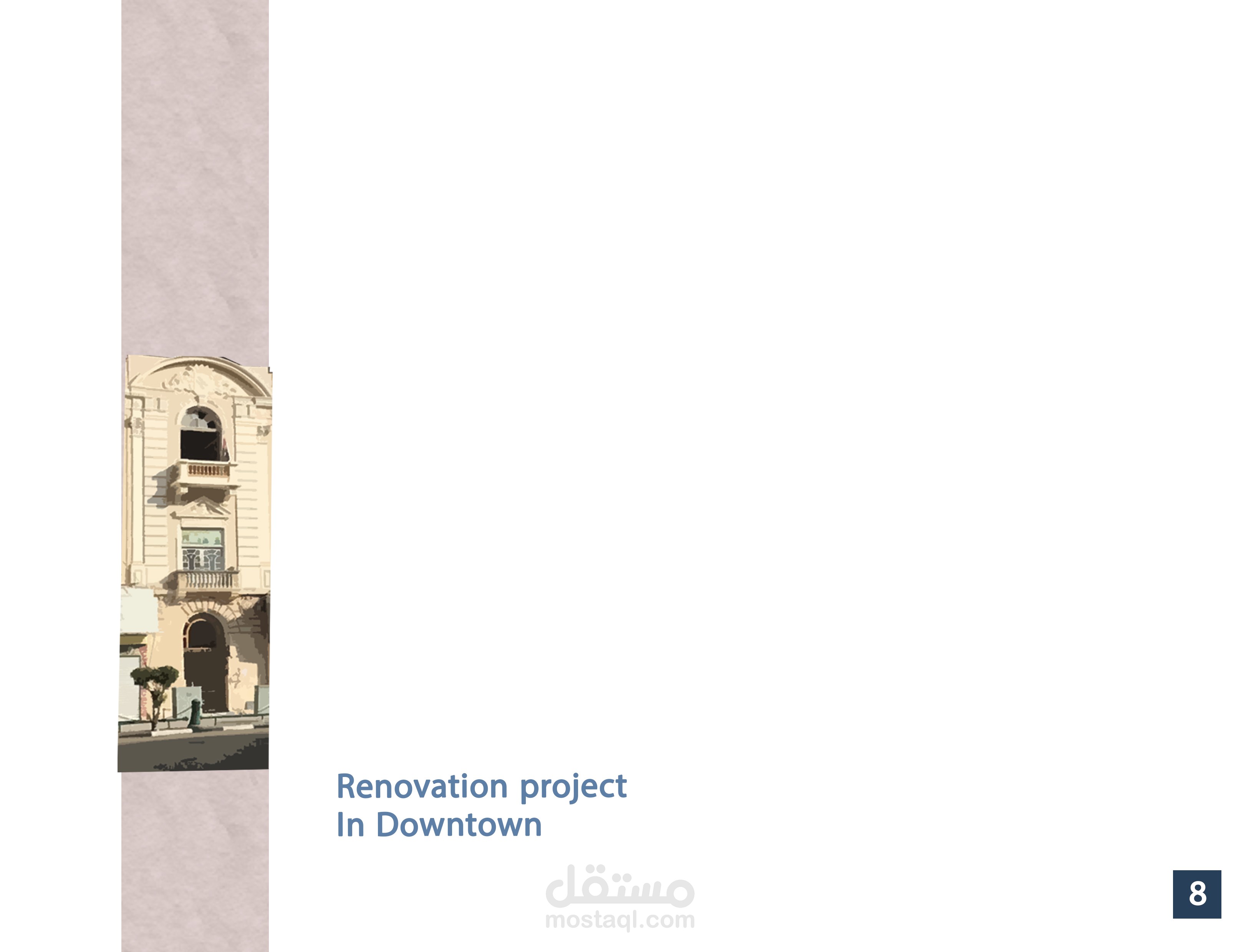 renovation in downtown