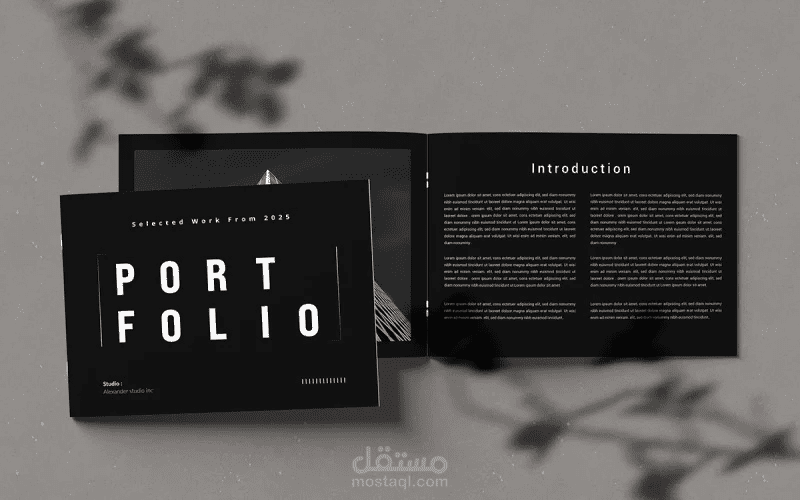 انشاء portfolio