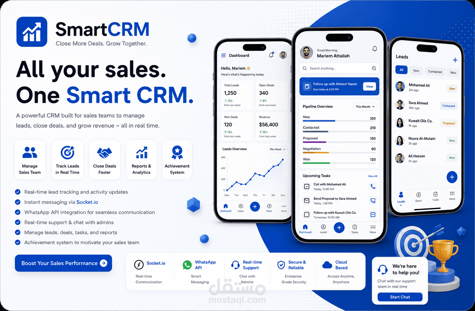 Sales SaaS CRM App (Currently under development)