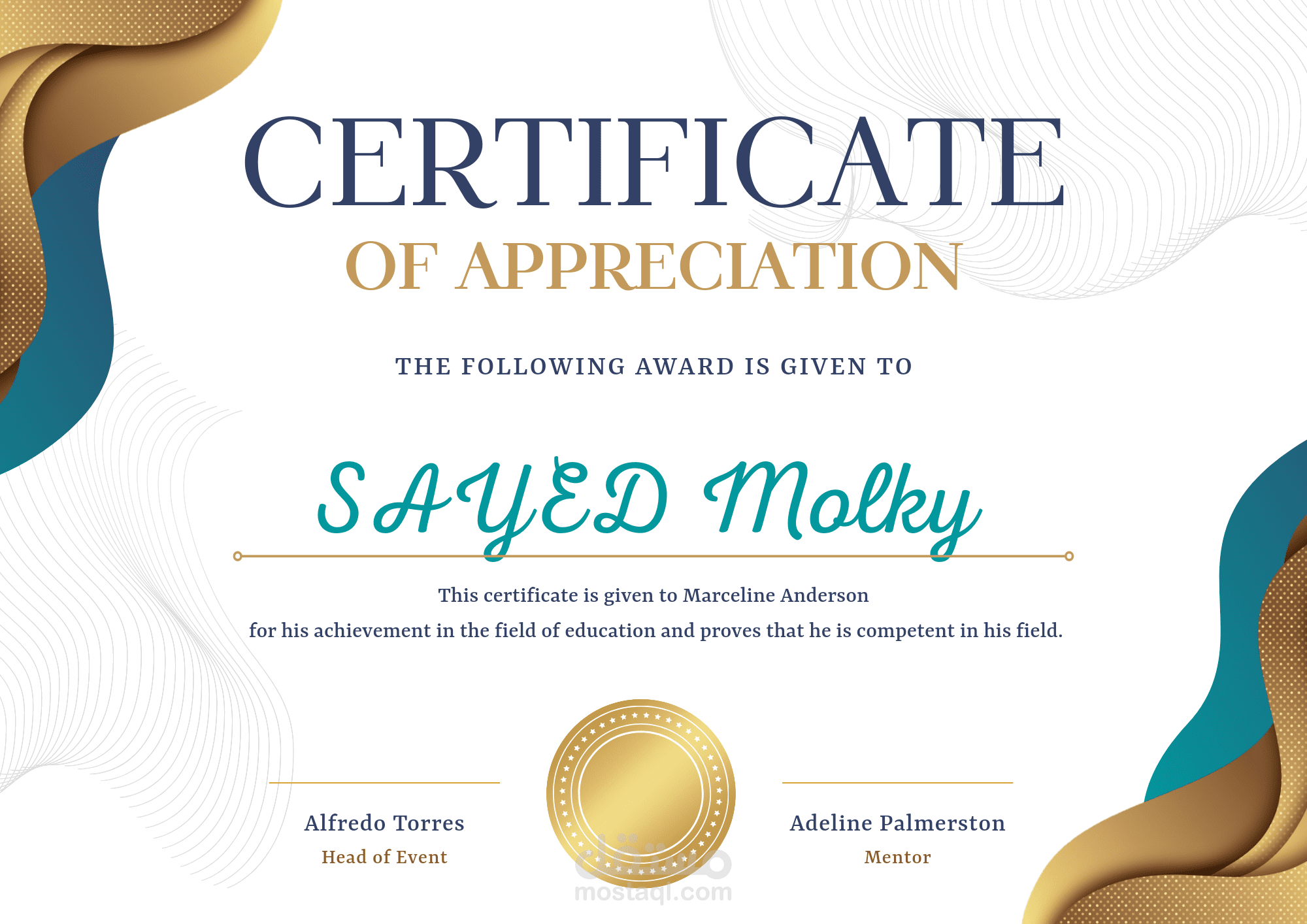 Design certificate awesome for you