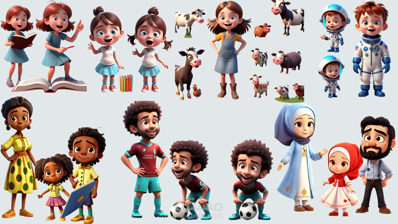 تصميم شخصيات 2d