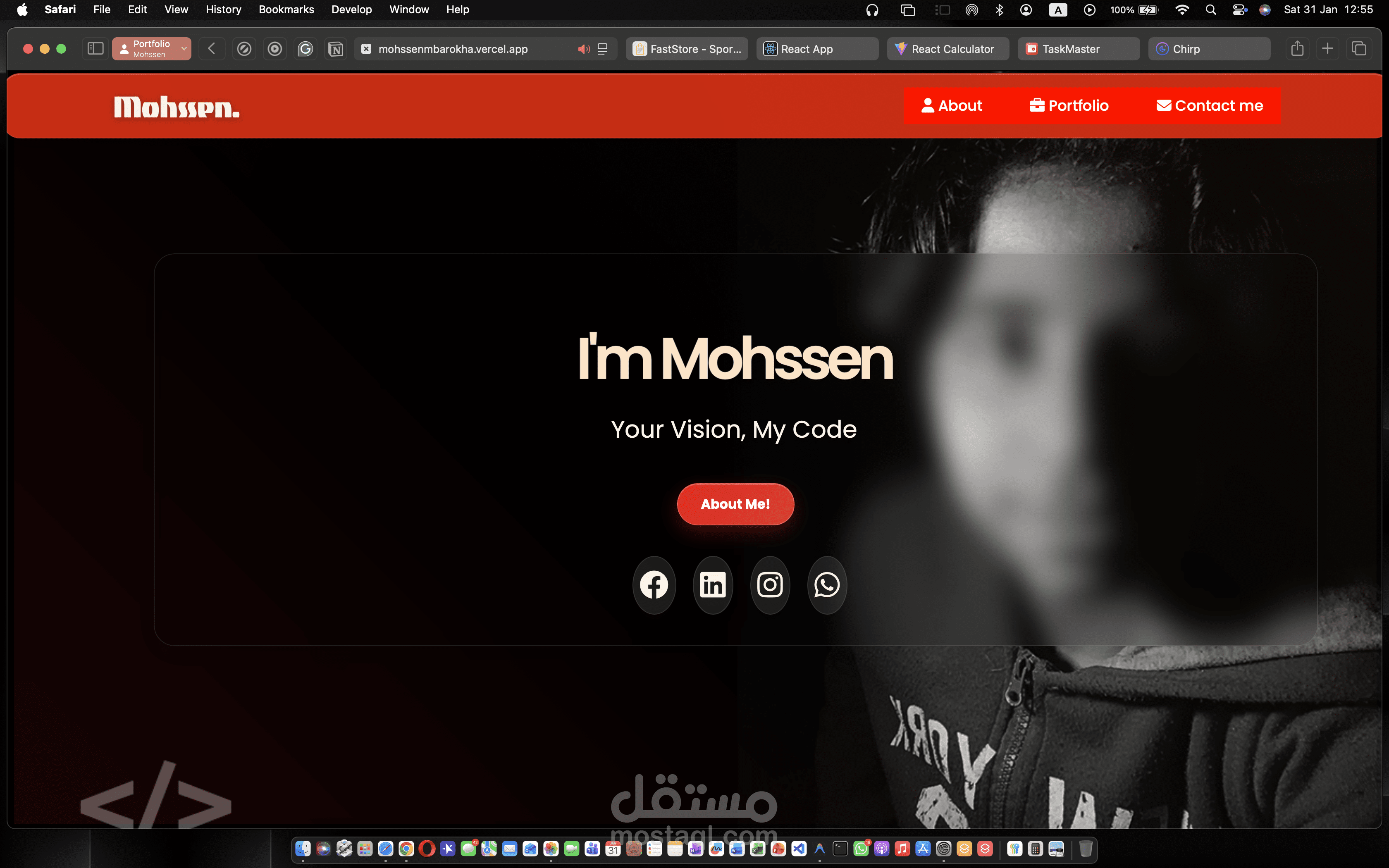 موقعي التعريفي (النسخة الاولى)