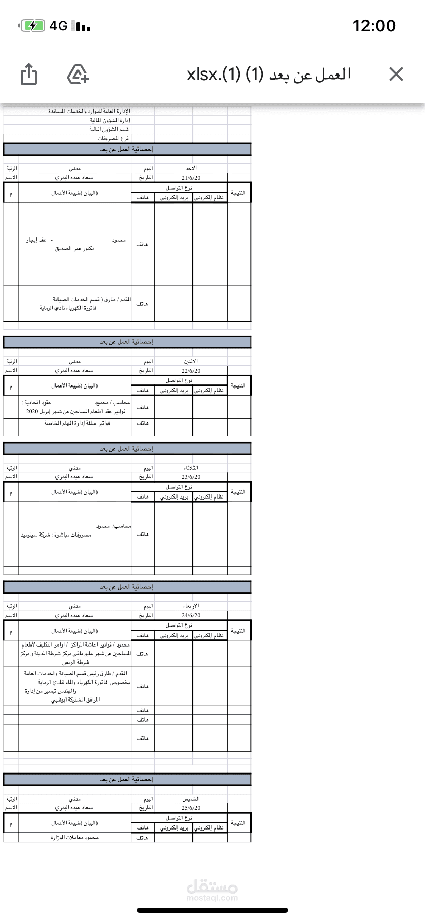 العمل عن بعد