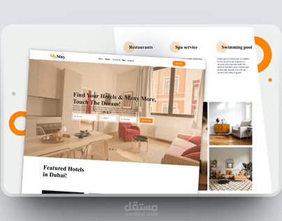 MyStay Landing Page Design