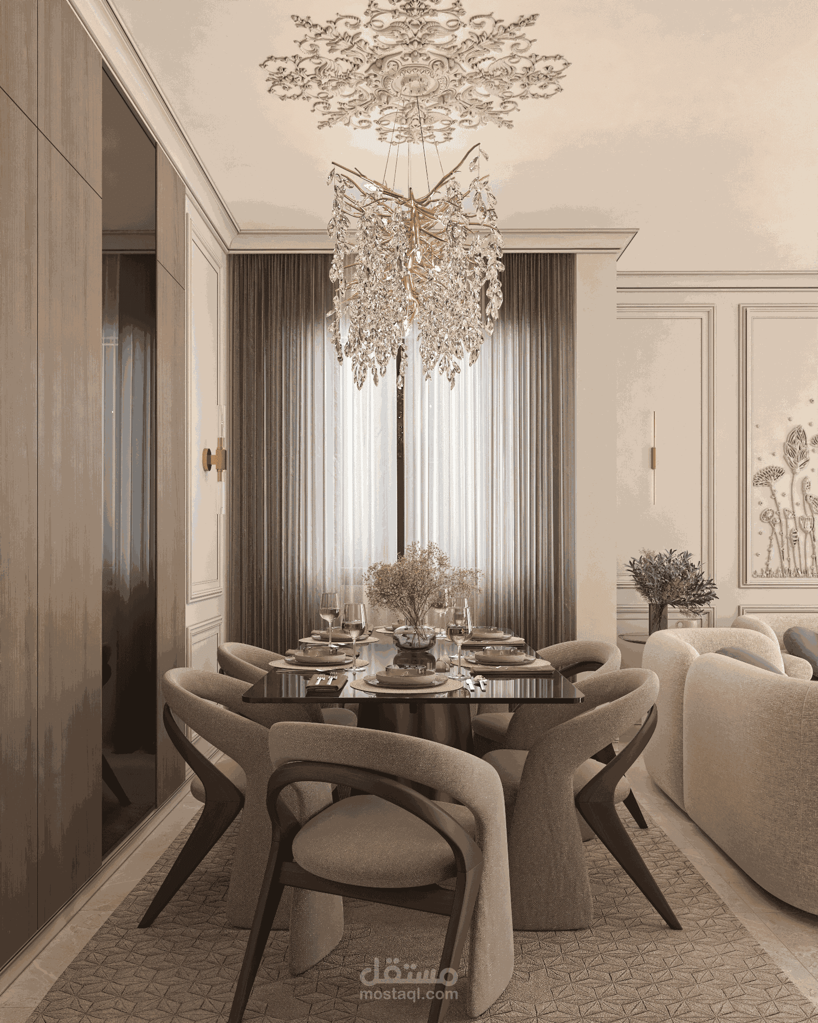 guest room - dining design