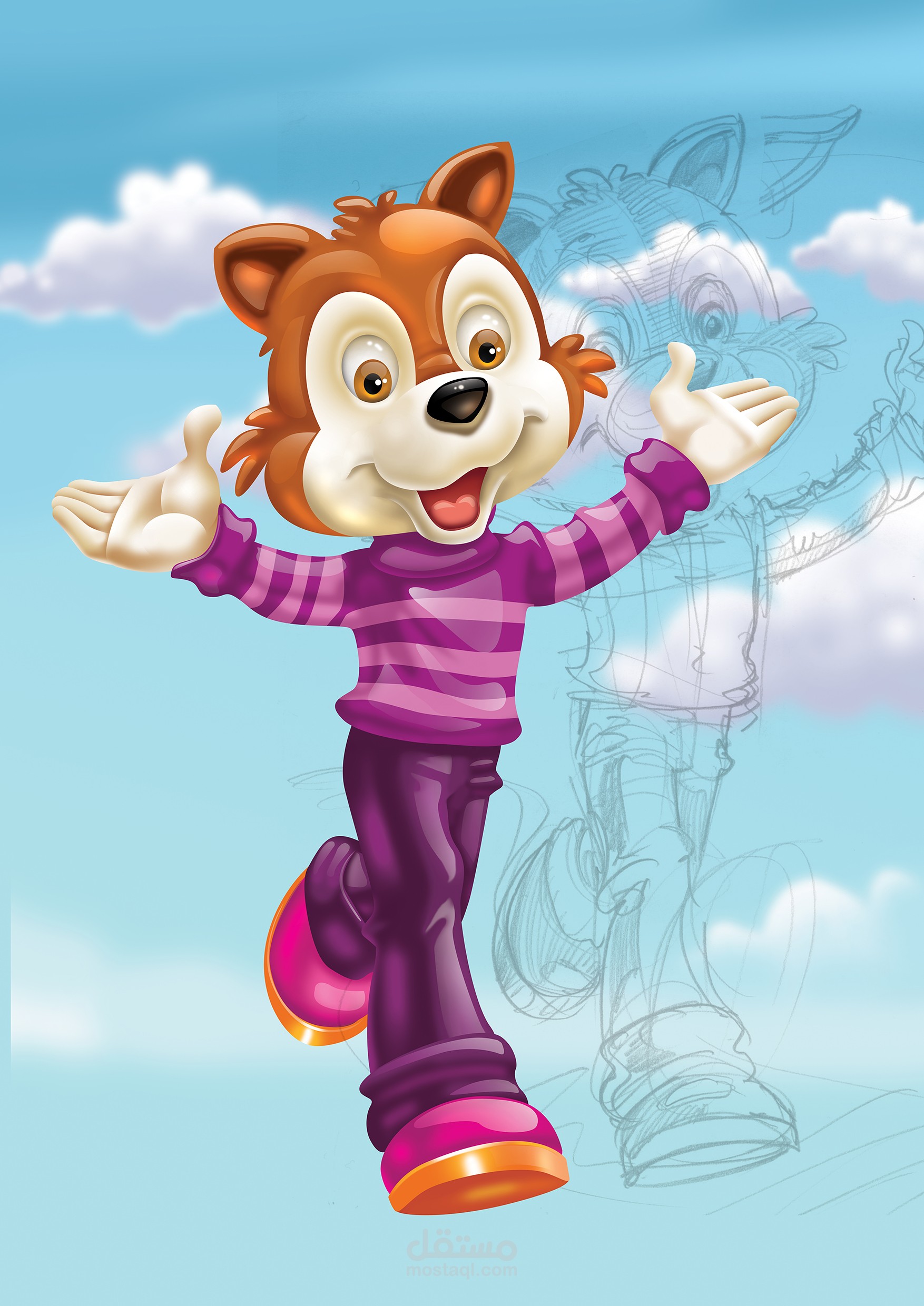 رسم كتاب لتعليم الاطفال مبادئ الرياضيات فى صورة بسيطة