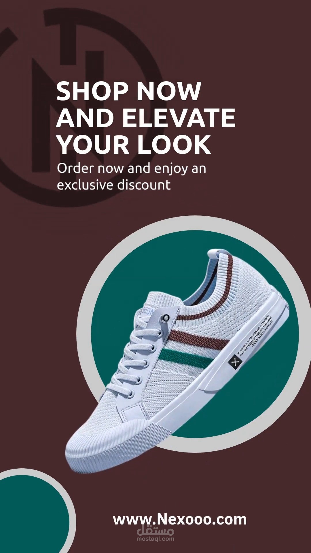 فيديو دعائي للتسويق عن حذاء رياضي