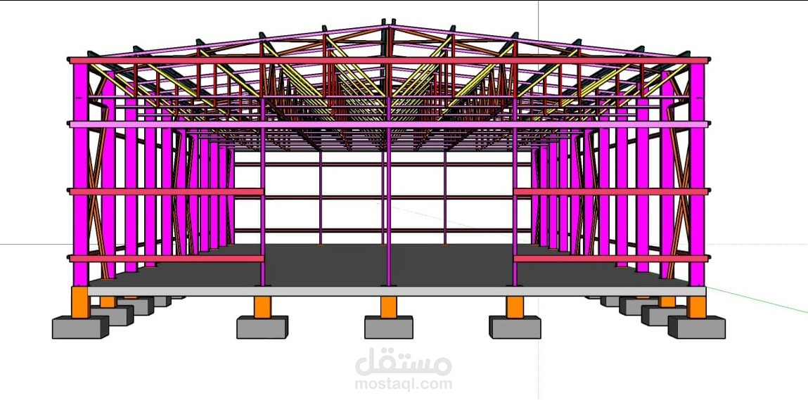 3D steel structure