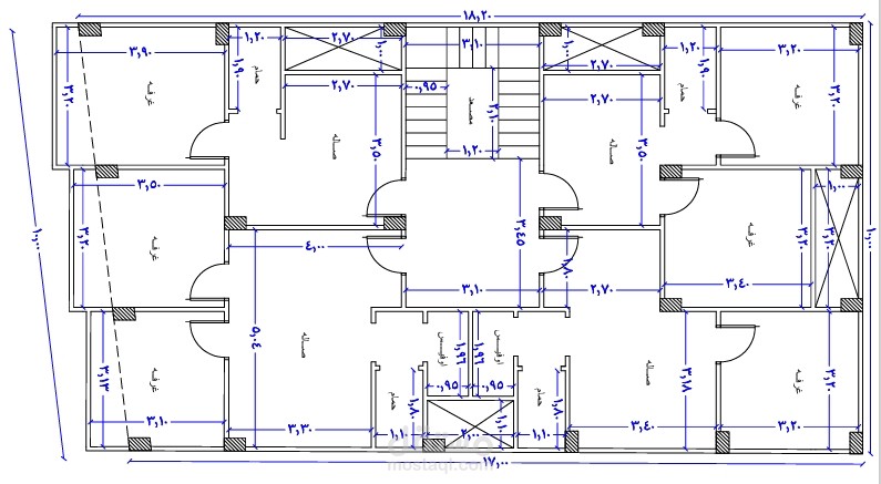 تصميم لمبني سكني خاص