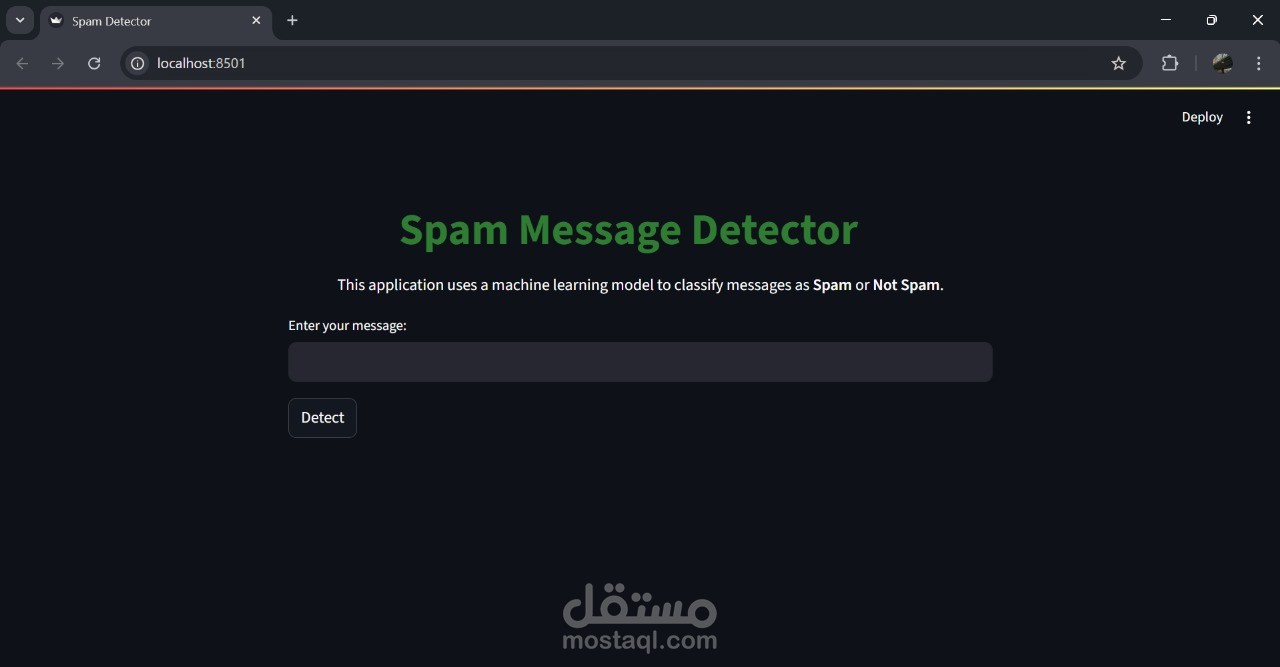 نظام ذكي يساعد علي الحمايه من الرسال الضاره في البريد