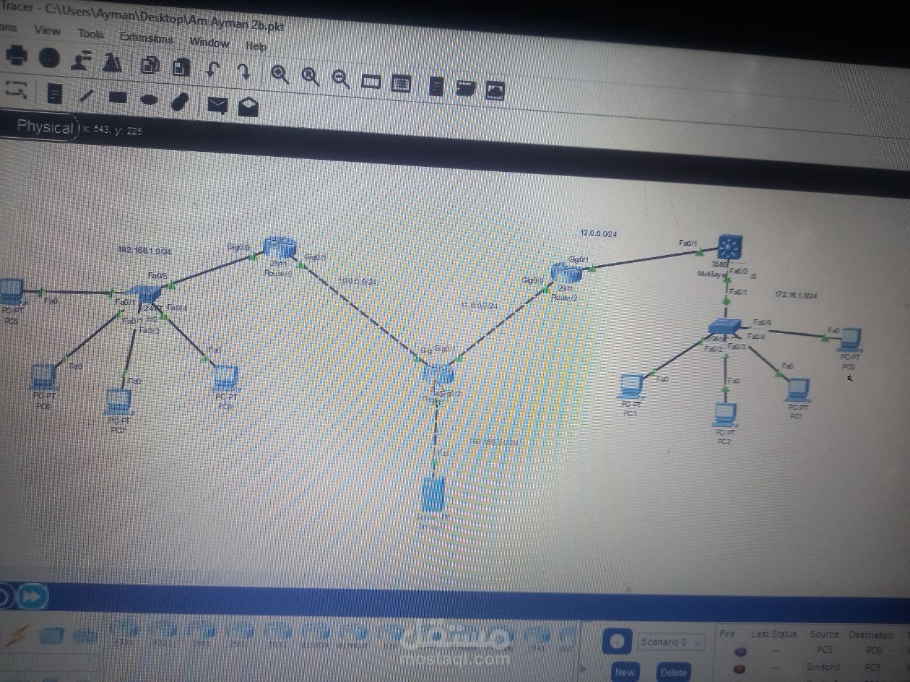 تصميم وتنفيذ شبكة LAN احترافية مع VLAN & Inter-VLAN Routing