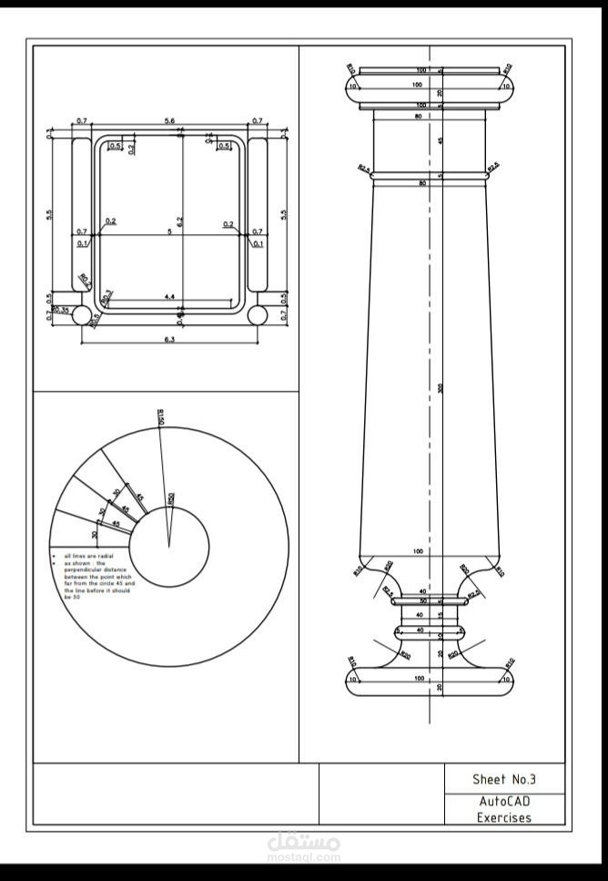 إعداد مخطط معماري احترافي باستخدام AutoCAD