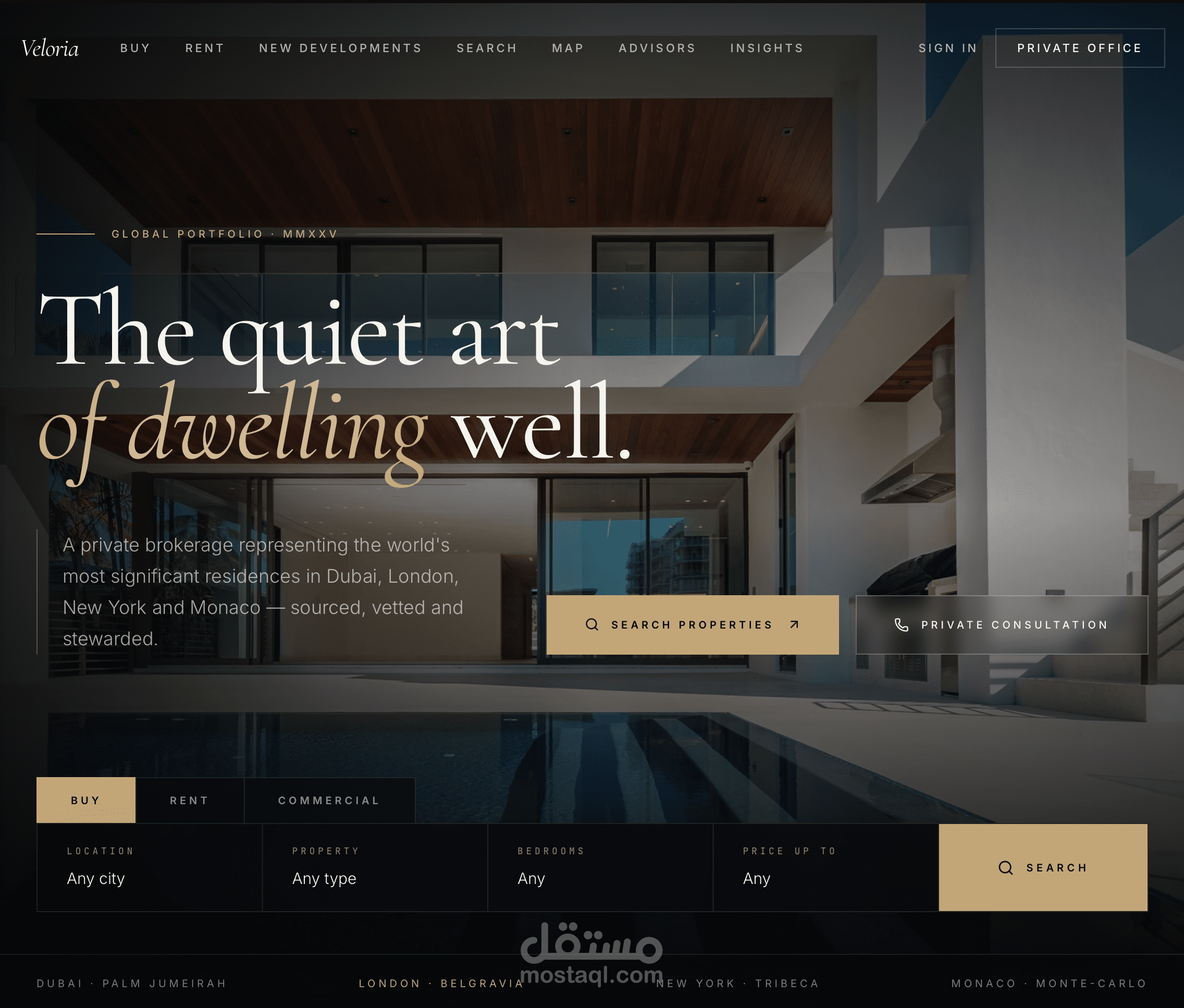 منصة عقارية فاخرة لإدارة وعرض العقارات الفاخرة (Luxury PropTech Platform)