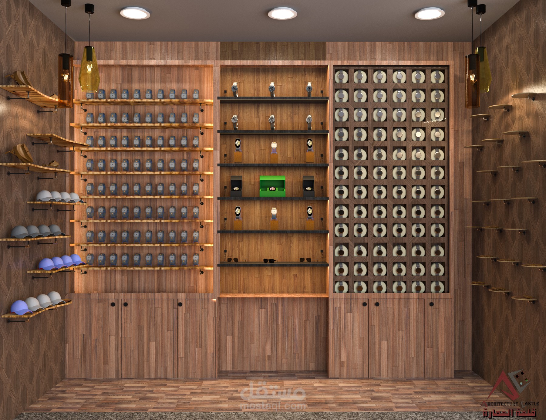 تصميم داخلي لمحل اسكسورات