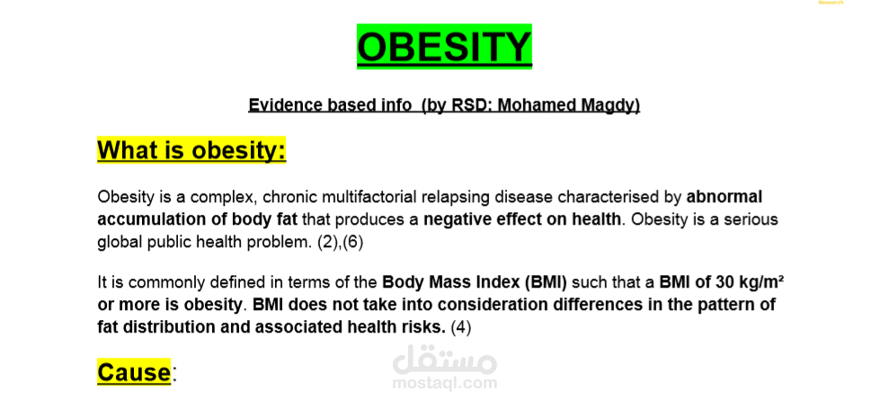 Literature Review on Obesity: Causes, Diagnosis, Hormonal and Psychological Aspects