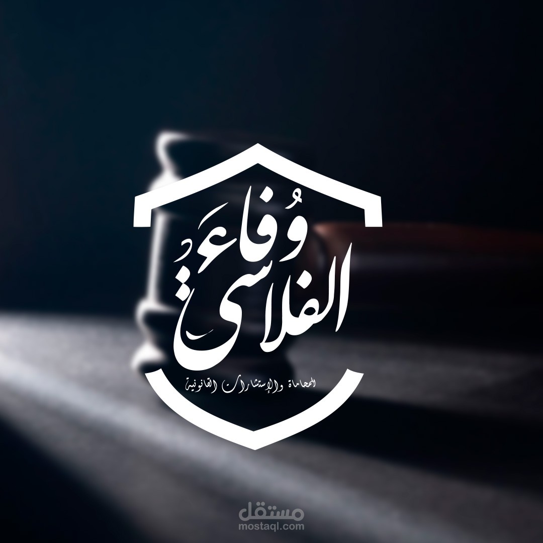 لوجو لمحامية وفاء الفلاسي ..