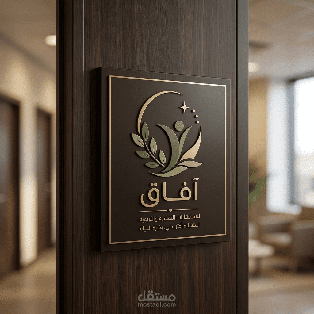 هوية بصرية متكاملة لمركز "آفاق"