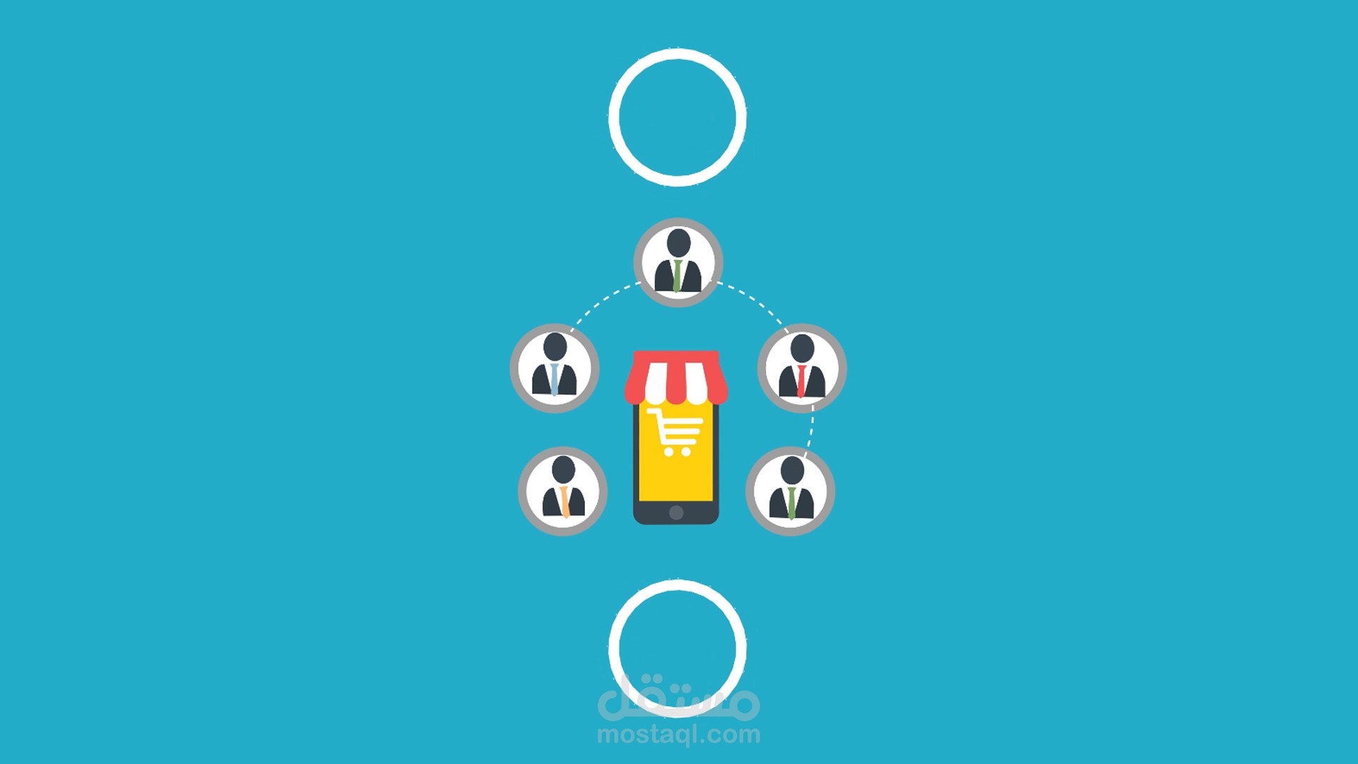 موشن جرافيك لمتجر ومؤسسة تسويق إلكتروني بالمملكة العربية السعودية