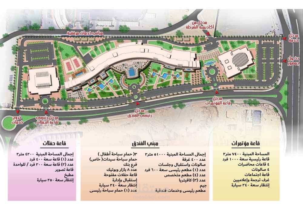 مشؤوع موقع عام فندق وقاعه متعدده الاغراض وقاعه افراح