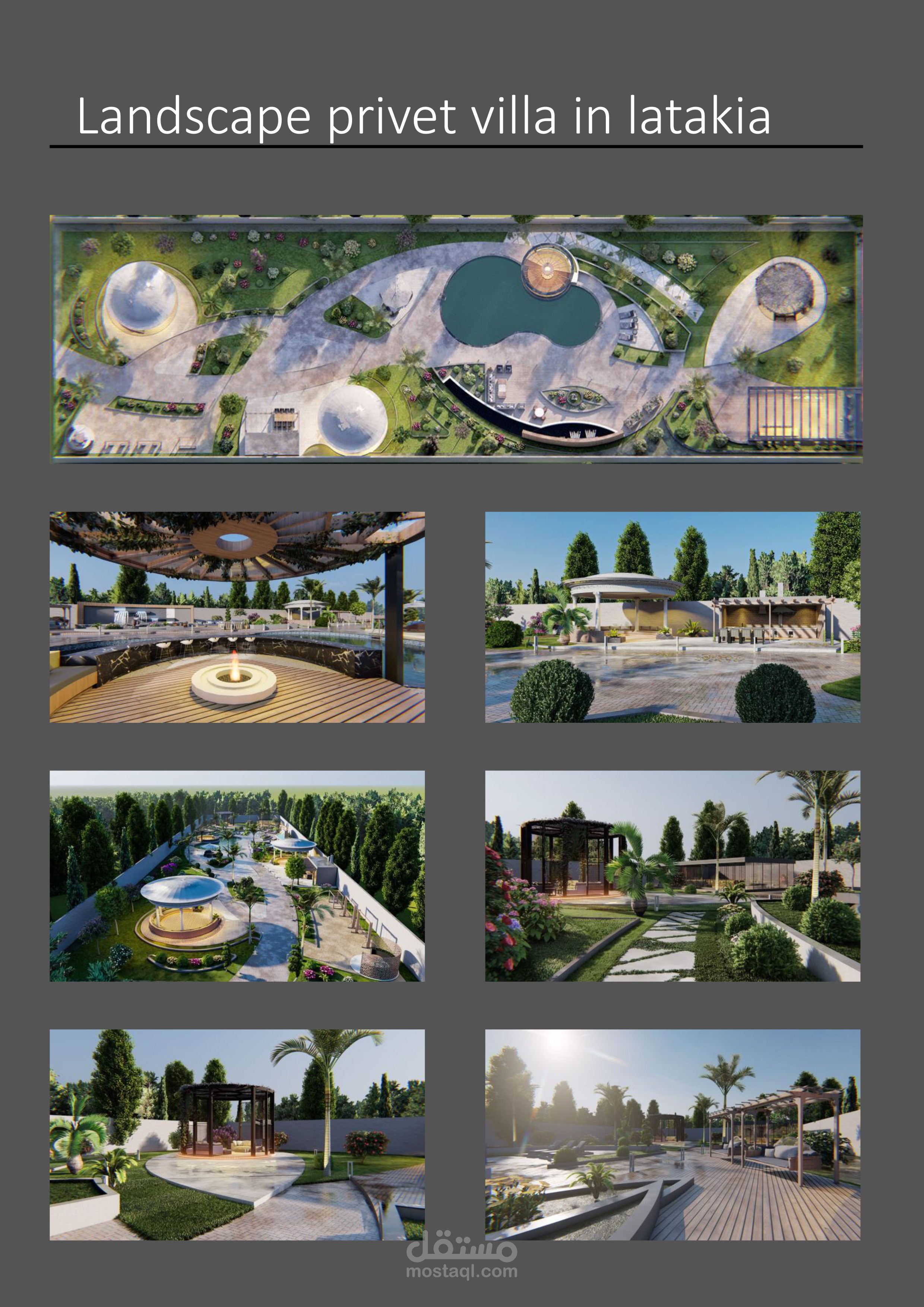 Villa landscape