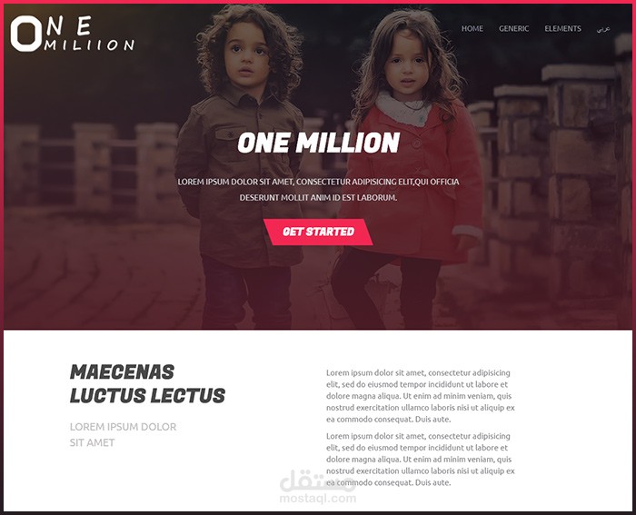 تصميم قالب html على الbootstrap