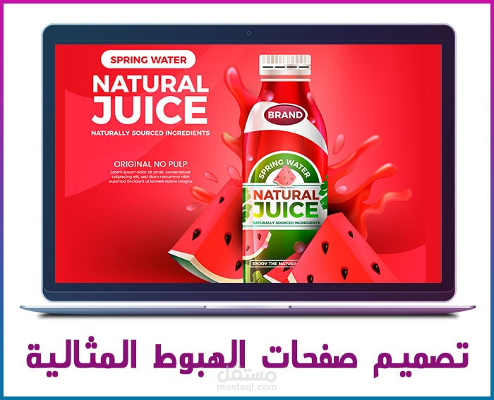 خدمة تصميم صفحة هبوط مثالية landing page