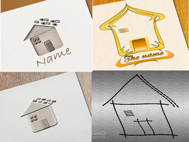 تصاميم مبدئية لشعار شركة مقاولات(للعرض فقط)