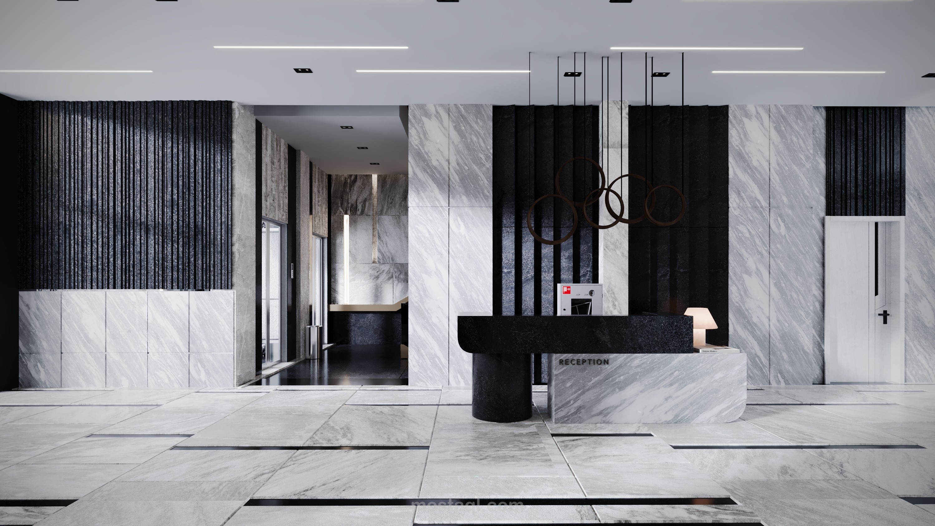 إستقبال لمبنى إداري