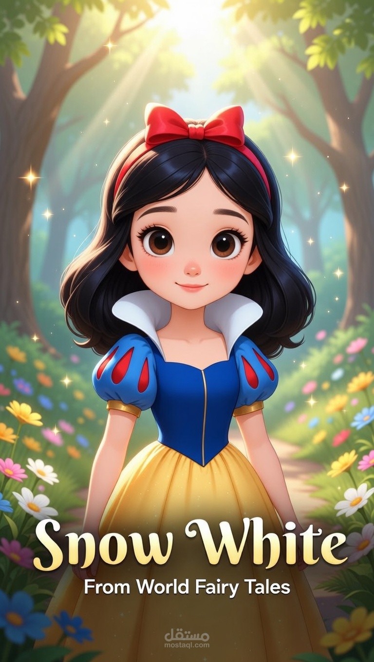 فيديو قصة سنو وايت للأطفال باللغة الإنجليزية Snow White Story for Kids – English Educational Video