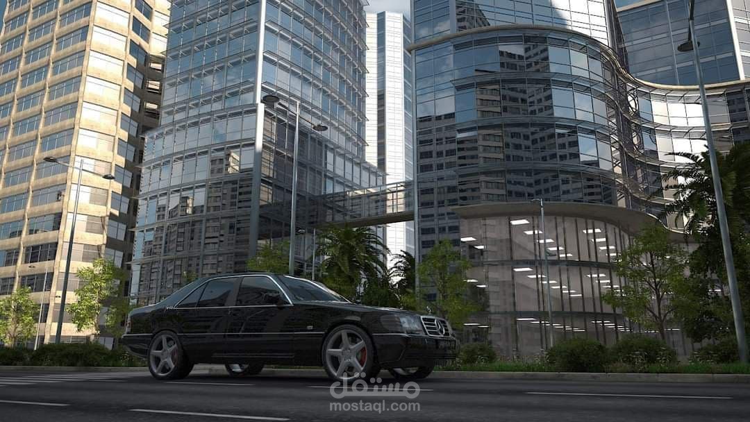 تصميم واجهات أبنية 3D