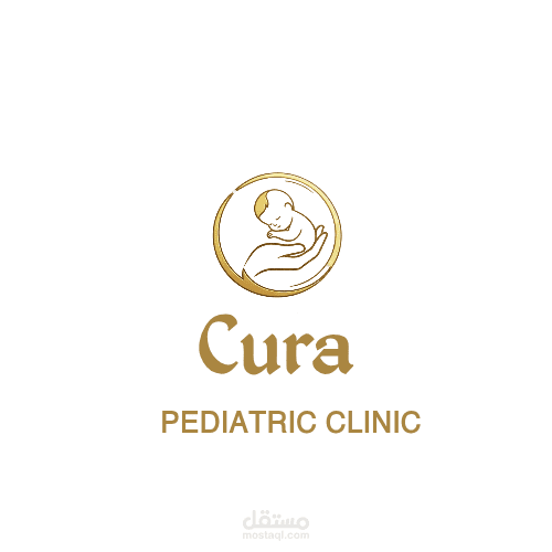Cura Clinic — هوية بصرية كاملة لعيادة أطفال (شعار + دليل ألوان وخطوط + نماذج سوشيال ميديا)