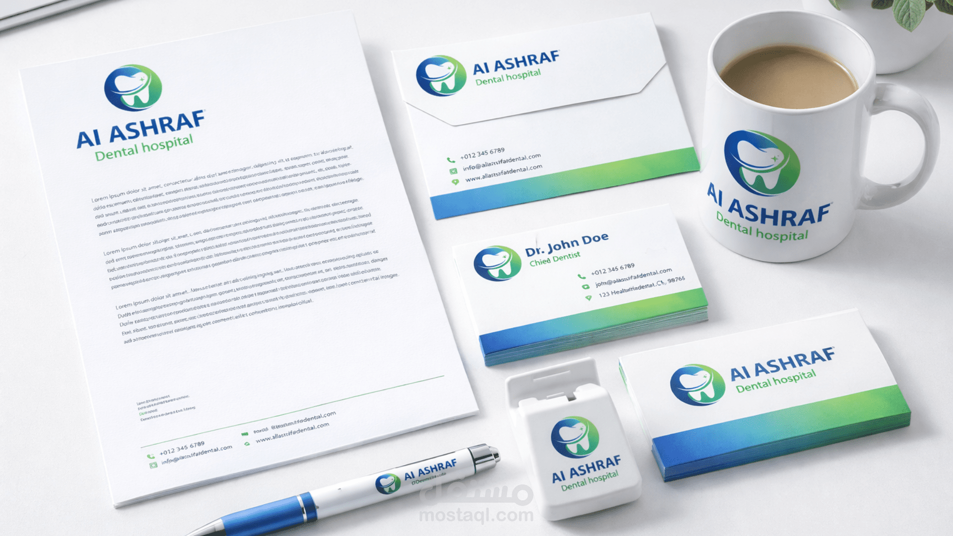 تصميم شعار Ashraf – هوية بصرية احترافية