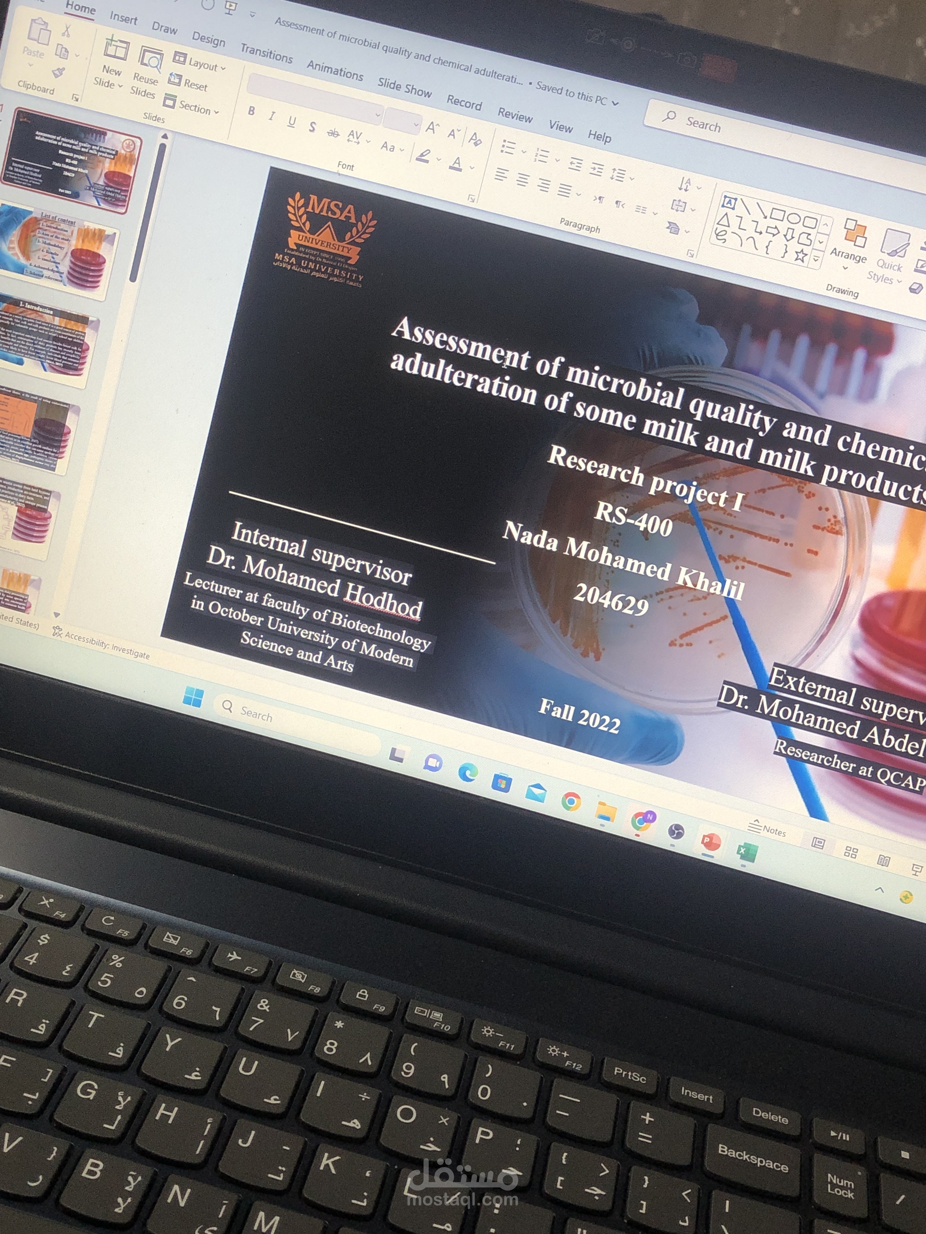 Power point presentation